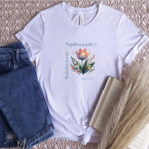 Camiseta John 14:27 Corações desapertados, fé inabalável