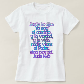 Camiseta John 14:6 espanhol