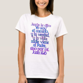 Camiseta John 14:6 espanhol