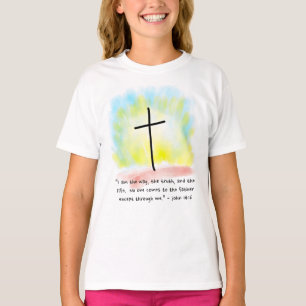 Camiseta JOHN 14:6 T-Shirt das raparigas