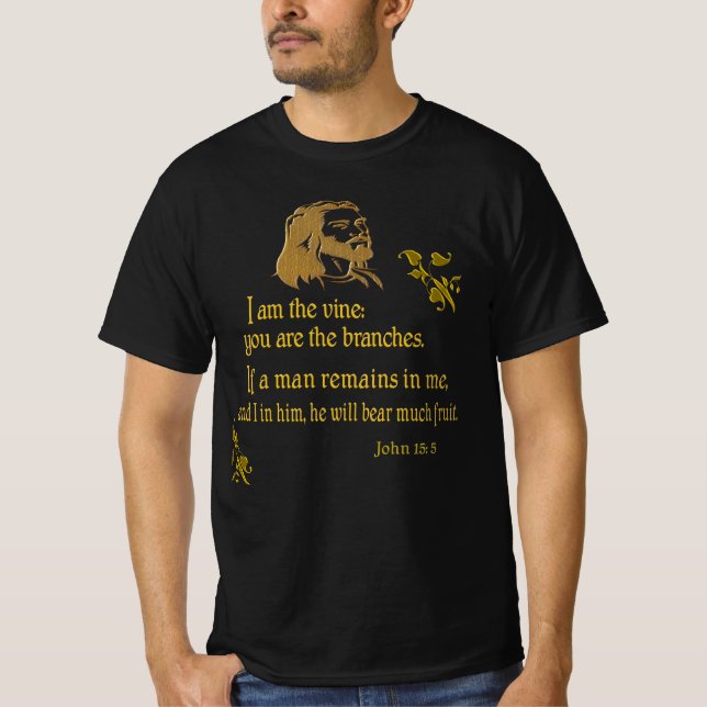 Camiseta John 15:5 (Frente)