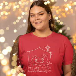 Camiseta John 1:14 Natal Cristão