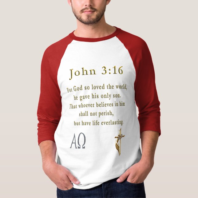Camiseta John 3:16 (Frente)