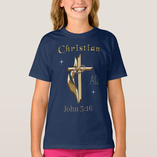 Camiseta JOhn 3:16 (Frente)