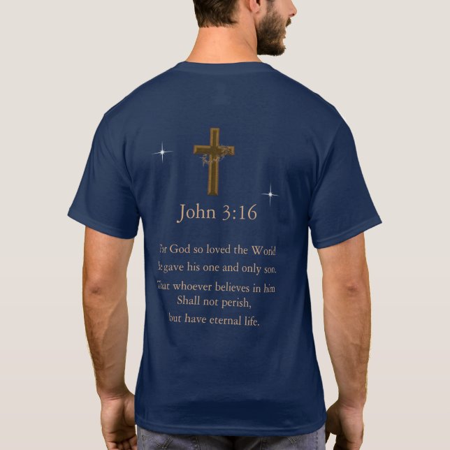 Camiseta John 3:16 (Verso)