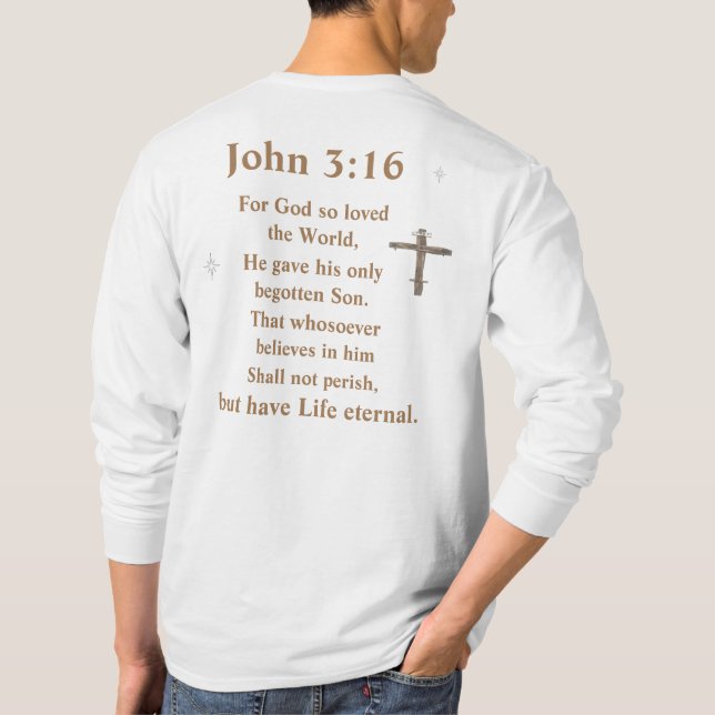 Camiseta John 3:16 (Verso)