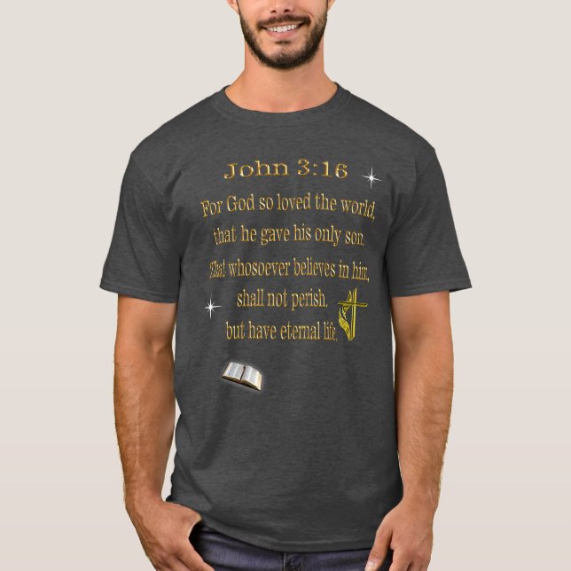 Camiseta John 3:16 (Frente)