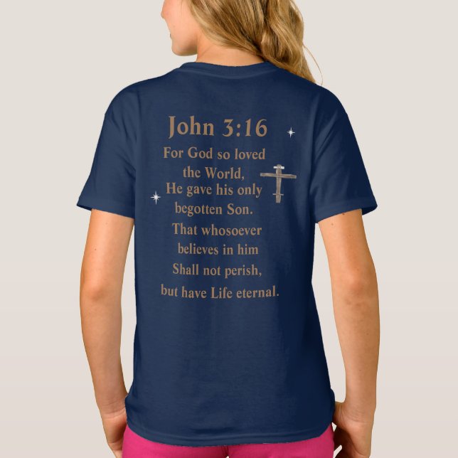 Camiseta John 3:16 (Verso)