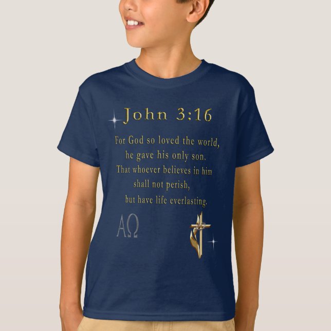 Camiseta John 3:16 (Frente)