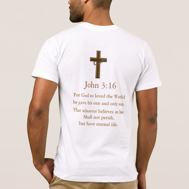 Camiseta John 3:16 (Verso)