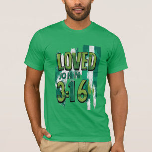 Camiseta John 3:16 Amado Grunge Celta