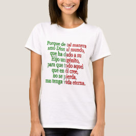 Camiseta John 3:16 espanhol
