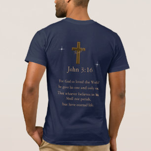 Camiseta John 3:16 masculino