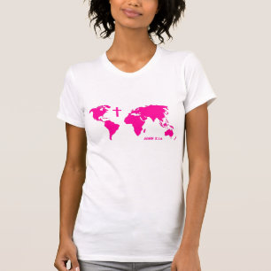 Camiseta John 3:16 Rosa