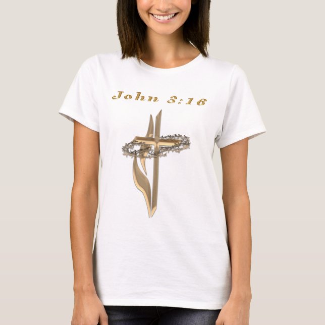 Camiseta john 3:16 t-shirt (Frente)