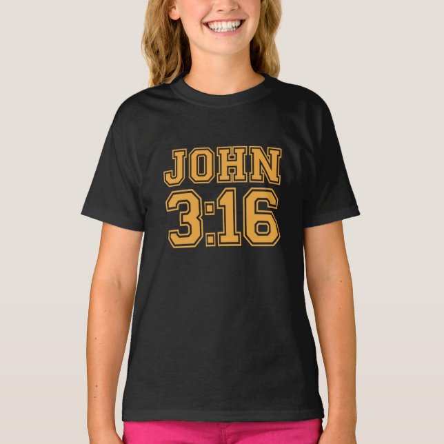 Camiseta John 3: 16 T-Shirt (Frente)
