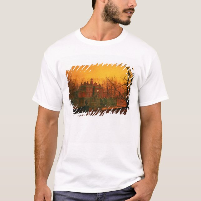 Camiseta John Atkinson Grimshaw | a casa assombrada (Frente)