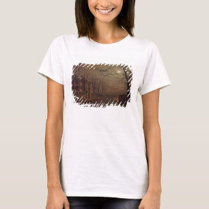 Camiseta John Atkinson Grimshaw Cena de Moonlit Street, 18