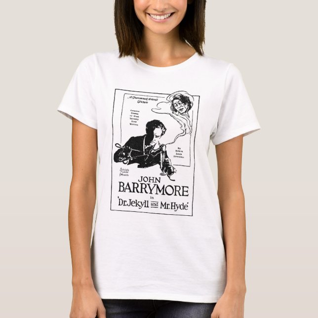 Camiseta John Barrymore Jekyll Hyde 1920 (Frente)