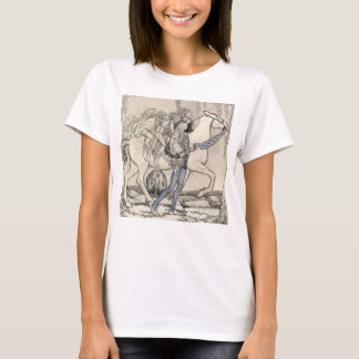 Camiseta John Bauer - Ele liderou o Cavalo na ponte