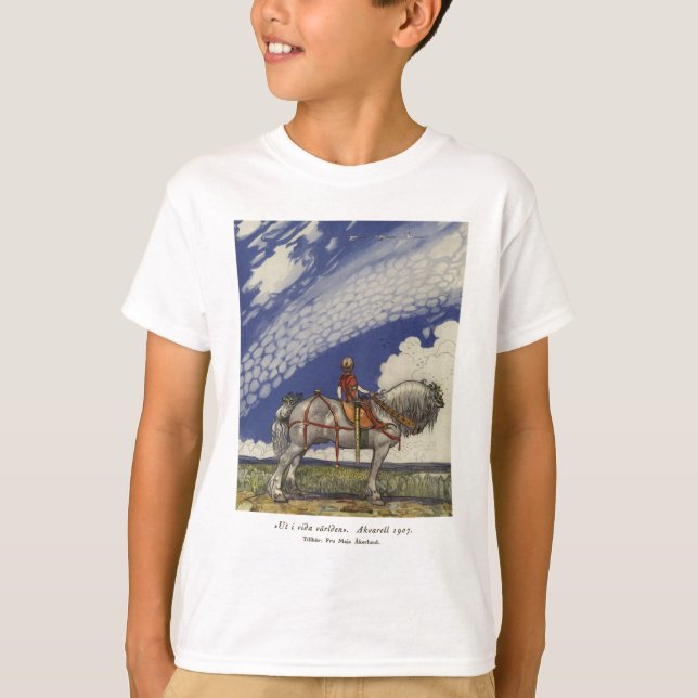 Camiseta John Bauer - no mundo largo (Frente)