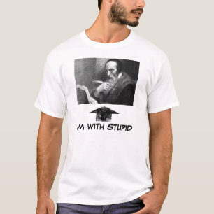 Camiseta john-calvin-com-book, widearrow, eu sou COM