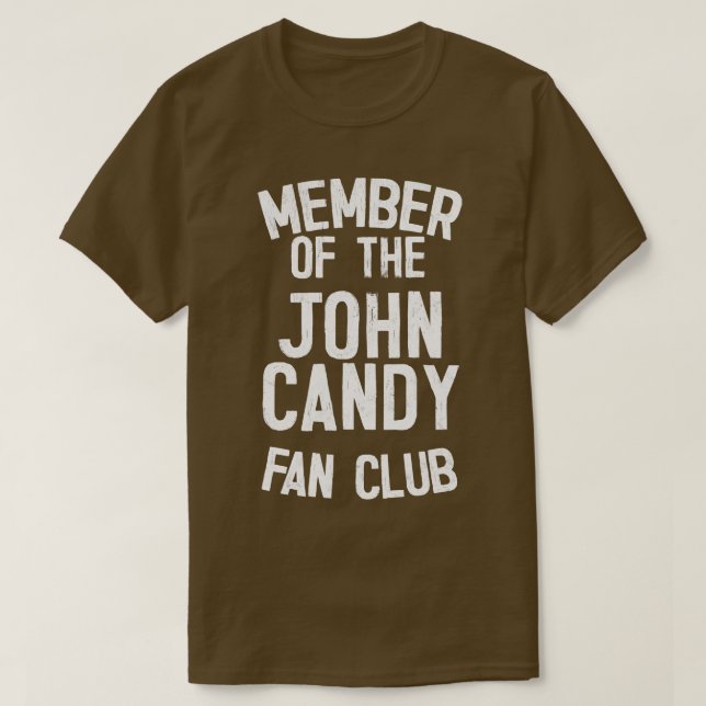 Camiseta John Candy Fan Club (Frente do Design)