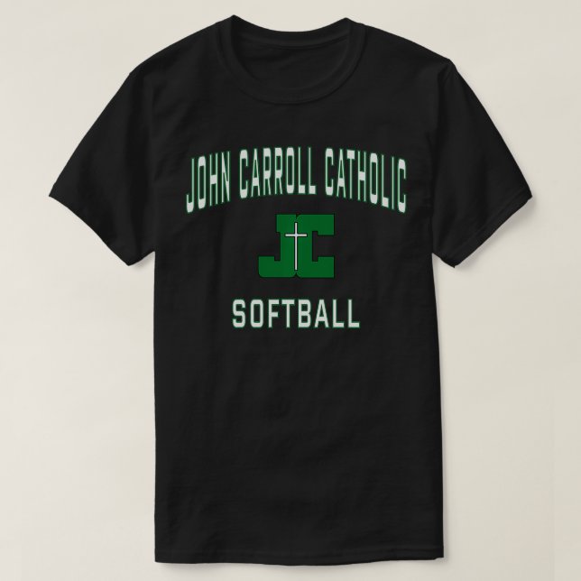 Camiseta John Carroll Catholic High School Cavaliers Softba (Frente do Design)