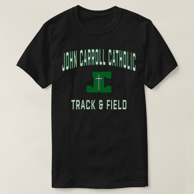 Camiseta John Carroll Catholic High School Cavaliers Track  (Frente do Design)