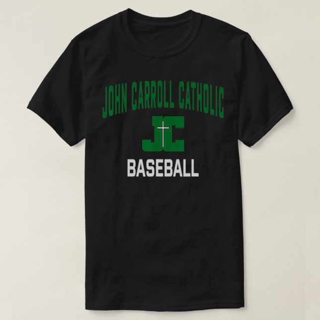 Camiseta John Carroll Católica Cavaliers Baseba (Frente do Design)