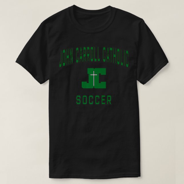 Camiseta John Carroll Segundo grau Católico Cavaleiro Caval (Frente do Design)