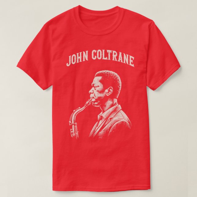 Camiseta John Coltrane (Frente do Design)