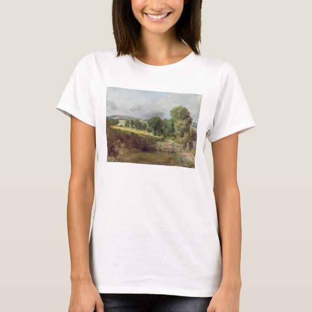 Camiseta John Constable | a entrada à pista do Fen (Frente)