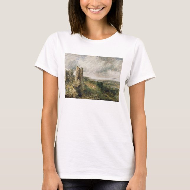Camiseta John Constable | Castelo de Hadleigh, 1829 (óleo e (Frente)