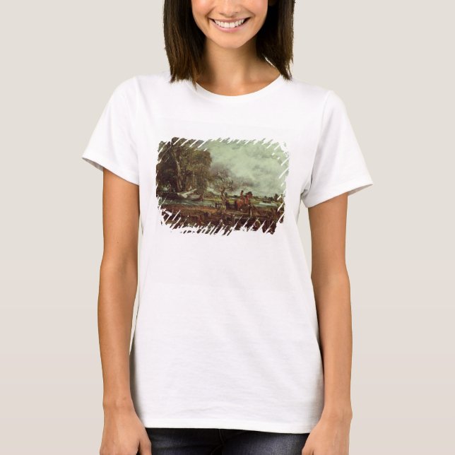 Camiseta John Constable | Cavalo salgado, c.1825 (óleo em (Frente)