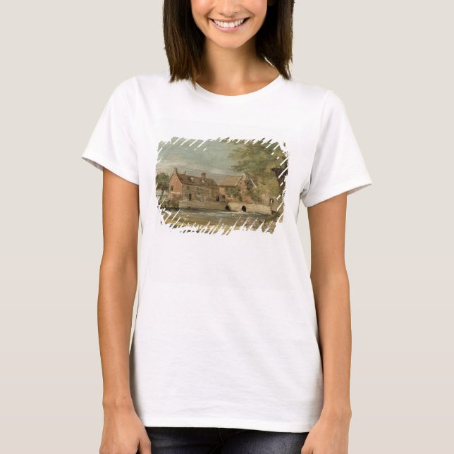 Camiseta John Constable | Flatford Mill (óleo no painel) (Frente)