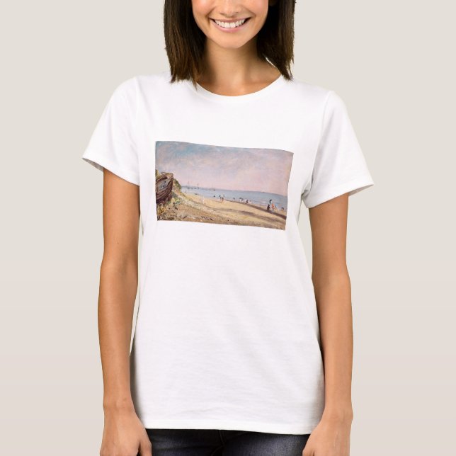 Camiseta John Constable | Praia de Brighton (óleo na canvas (Frente)