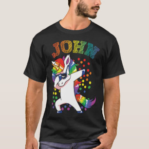 Camiseta John Dabbing Unicorn