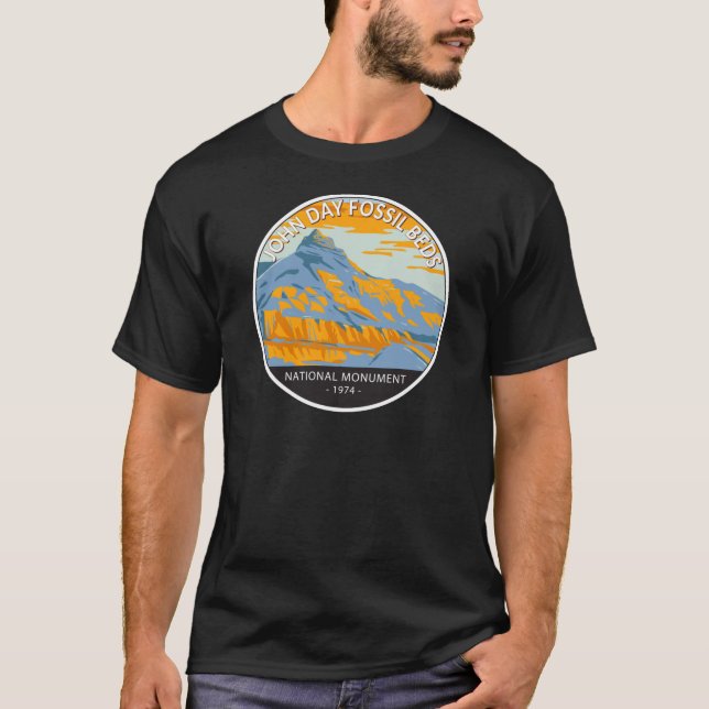 Camiseta John Day Fossil Beds National Monuument Oregon (Frente)