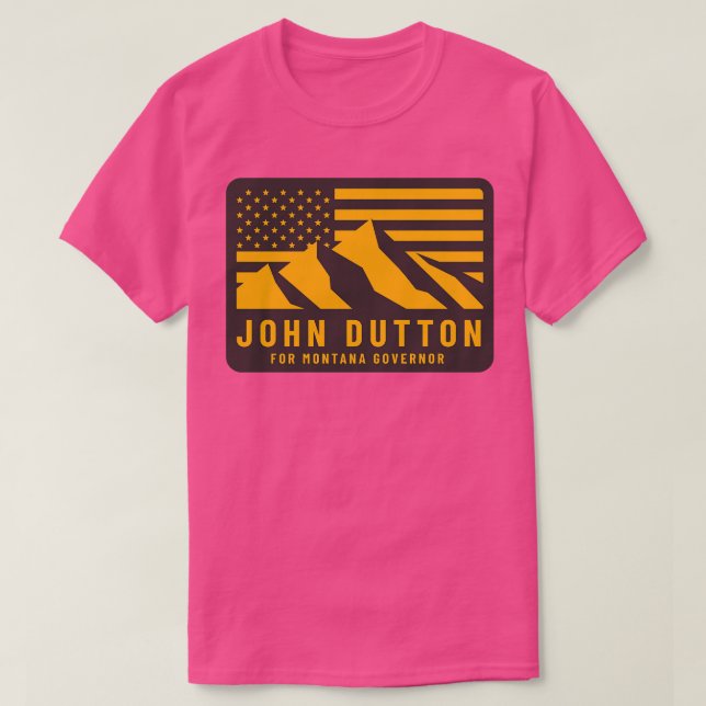 Camiseta John Dutton para Governador de Montana (Frente do Design)