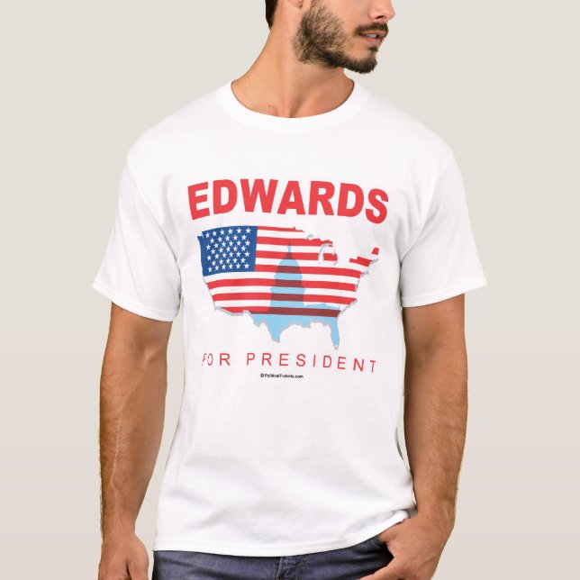 CAMISETA JOHN EDWARDS 2008 (Frente)