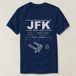 Camiseta John F. Kennedy Aeroporto Internacional JFK T-Shir