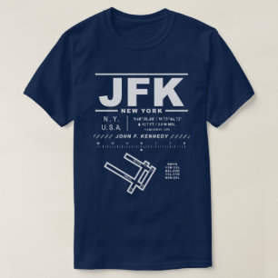 Camiseta John F. Kennedy Aeroporto Internacional JFK T-Shir
