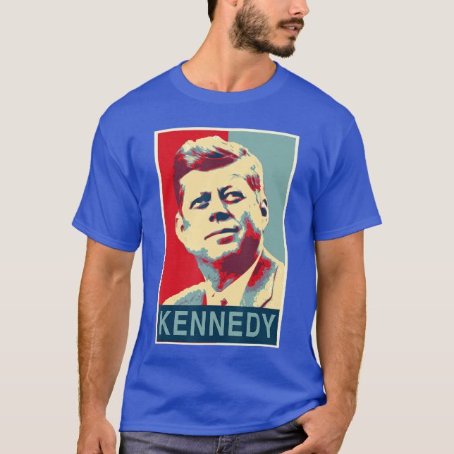 Camiseta John F Kennedy estilo Obama (Frente)