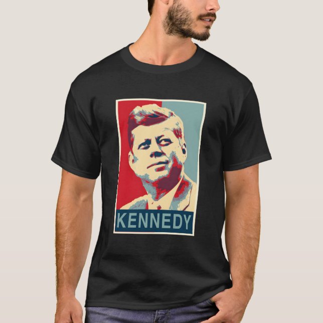 Camiseta John F Kennedy - Obama Style (Frente)