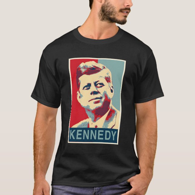 Camiseta John F Kennedy - Obama Style (Frente)