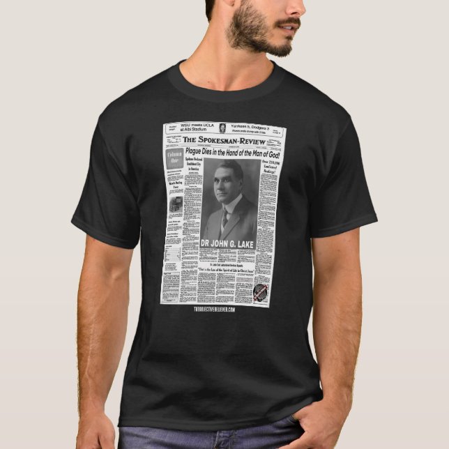 Camiseta John G. Lake Miracle Healing Power T-Shirt (Frente)