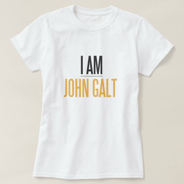 Camiseta John Galt (Frente do Design)