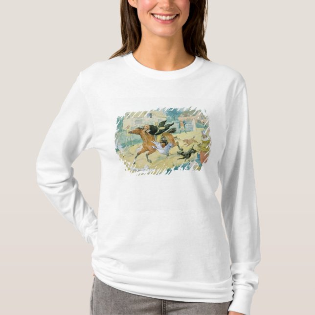 Camiseta John Gilpin que monta a Edmonton (Frente)