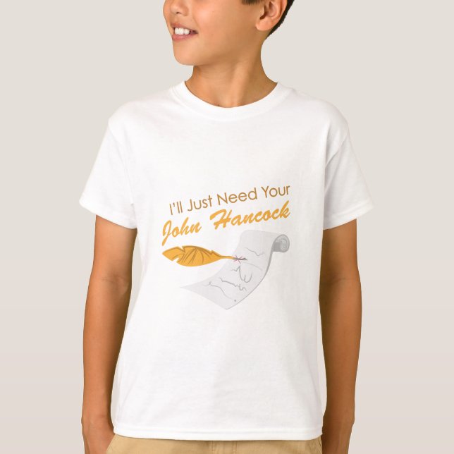 Camiseta John Hancock (Frente)